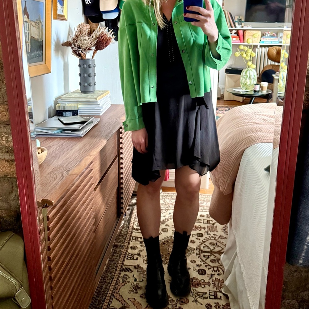 Suede Green Jacket